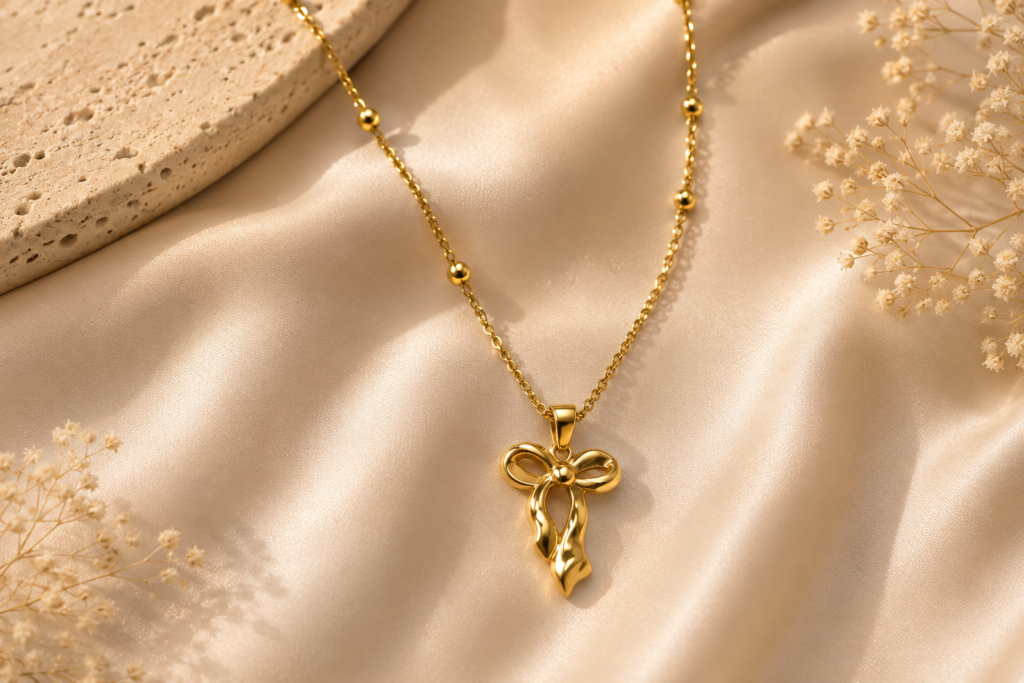 Bow Anti Tarnish pendant