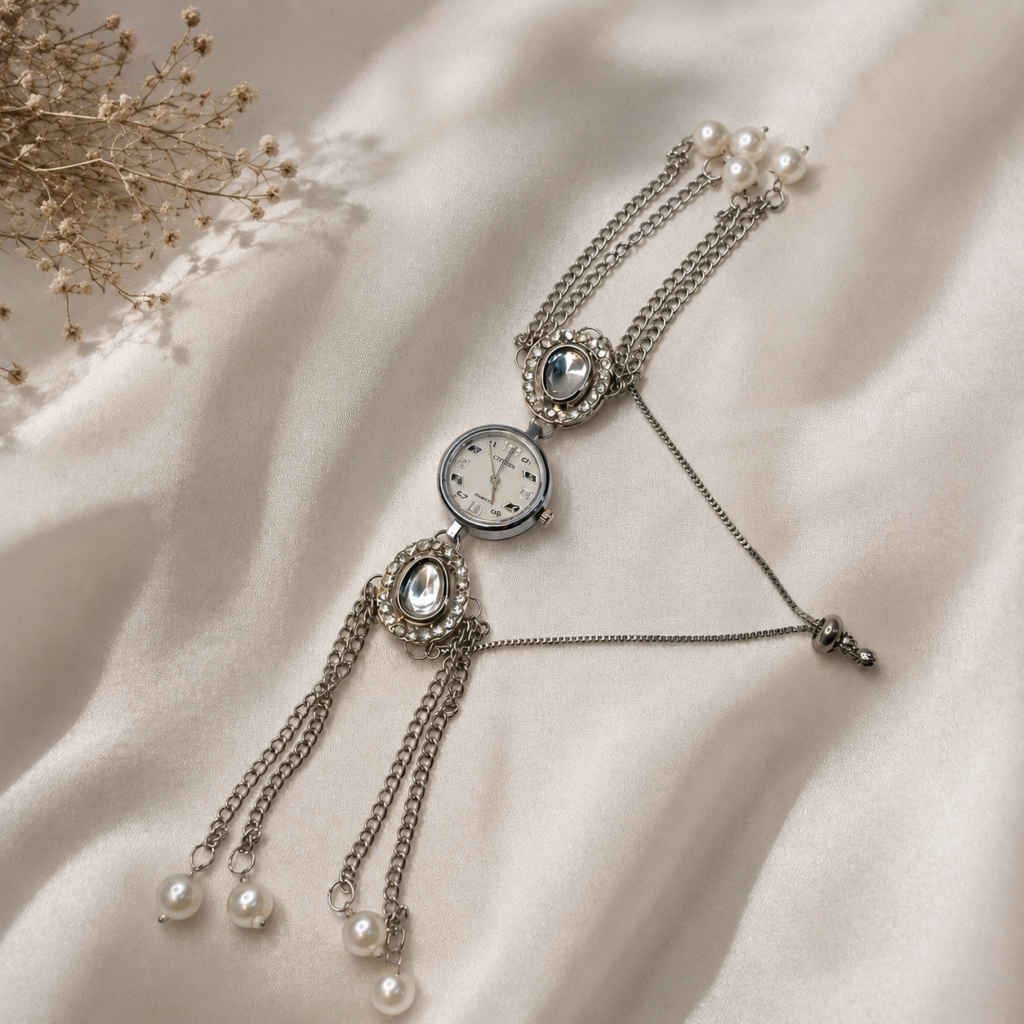 Silver Kashmiri Watch