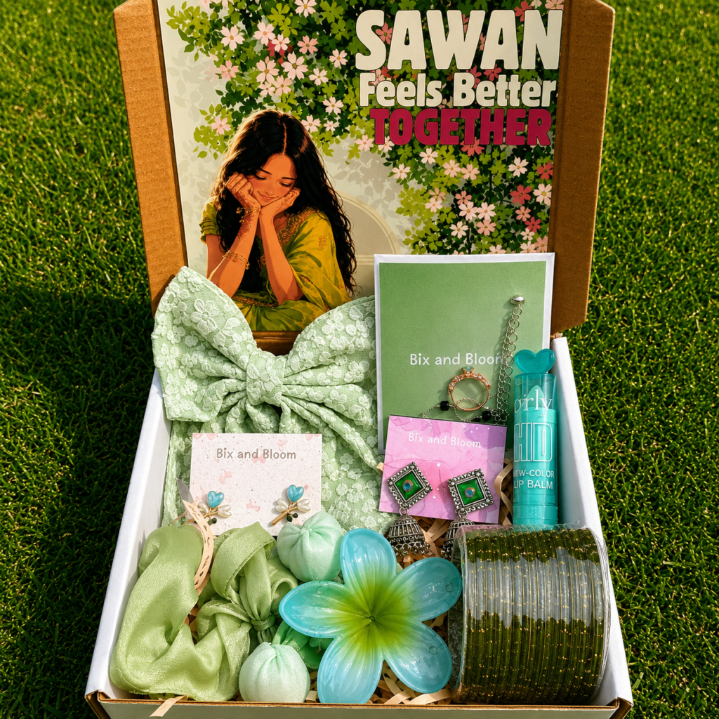 Budget Sawan Hamper - Mhendi Green