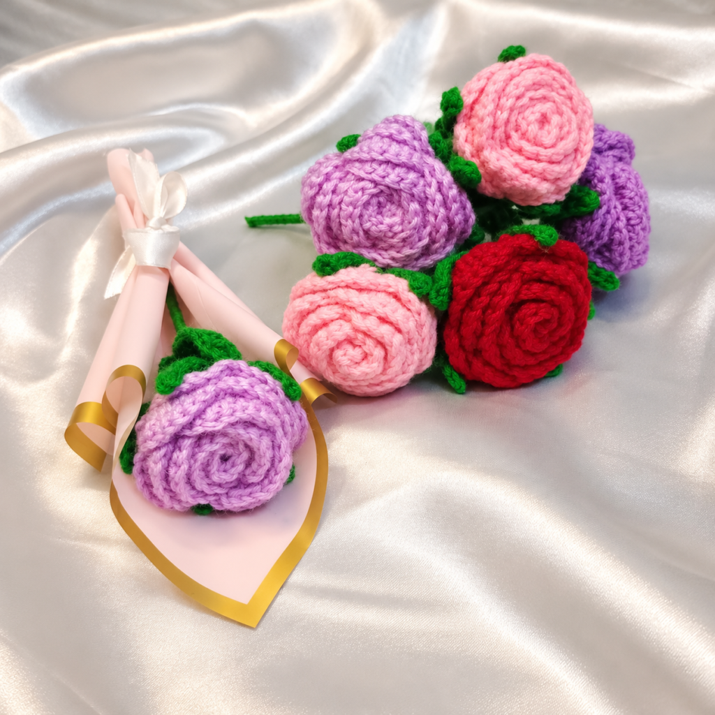 Crochet rose