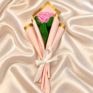 Crochet rose bouquet
