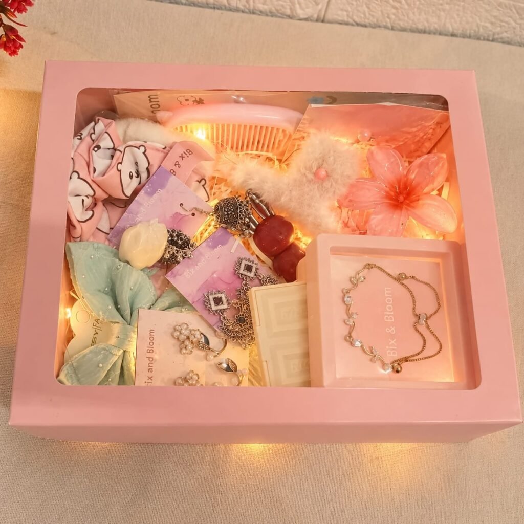 Pink fairy lights box 🩷