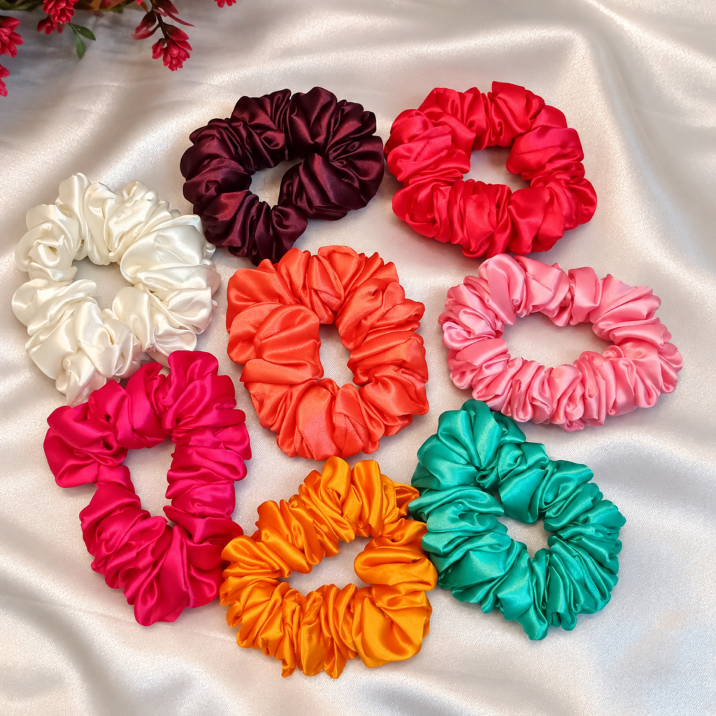 Small satin scrunchy