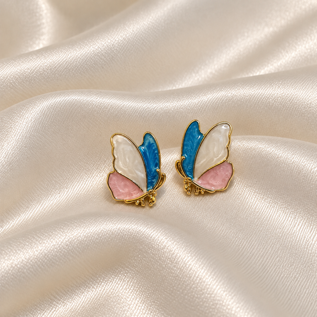 Magic butterfly studs
