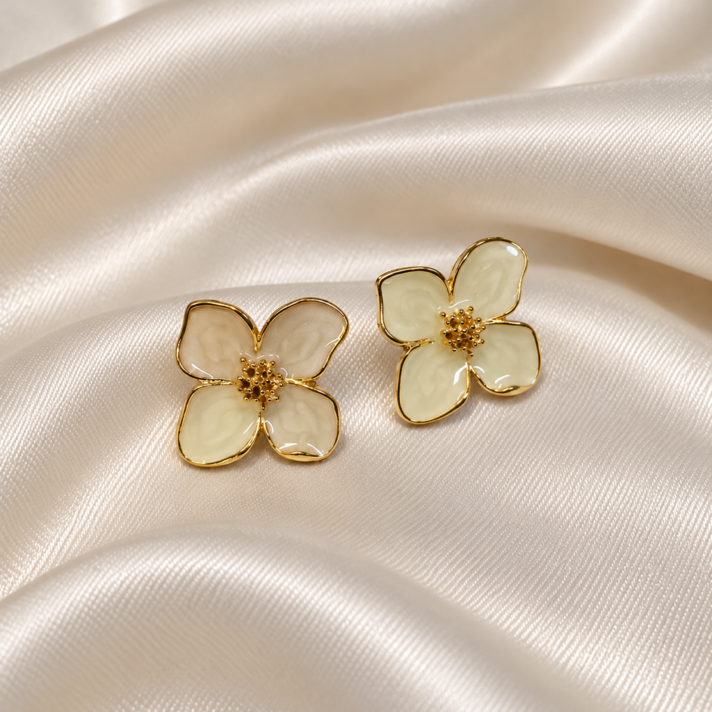 Flower earing