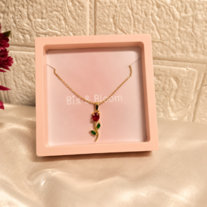 Red Tulip Anti Tarnish Pendant