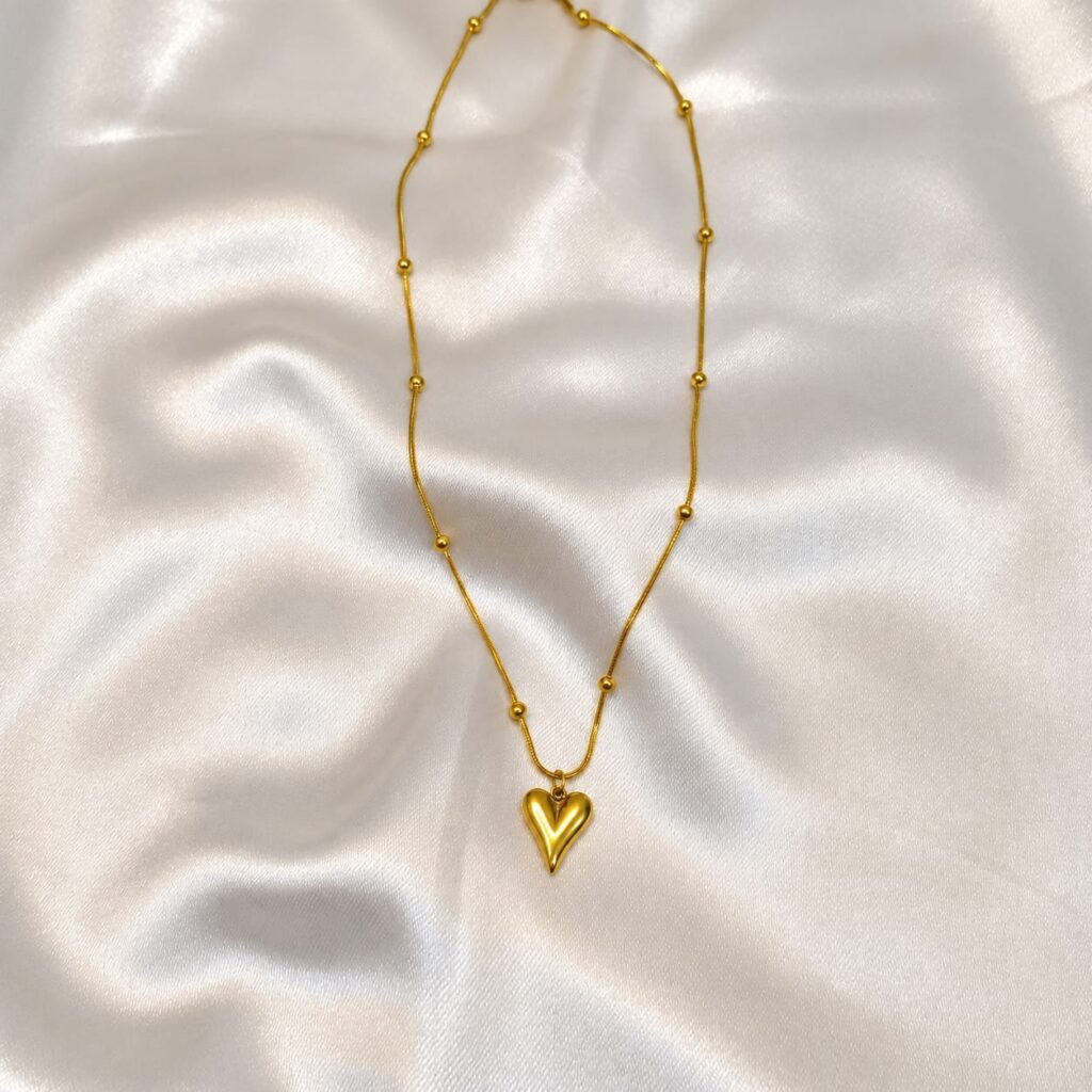 Anti Tarnish Heart Pendant