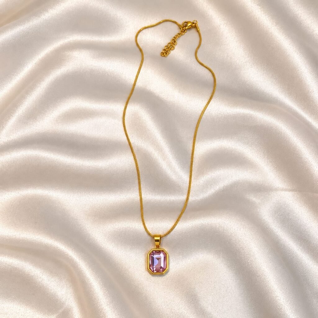 Ruby Anti Tarnish Pendant