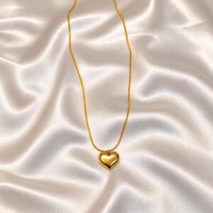 Golden Heart Anti Tarnish Pendant